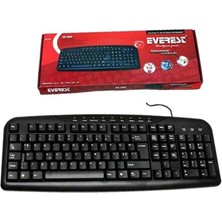 Pazarcan Everest KB-517U Siyah USB Kablolu Standart F Klavye