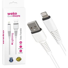 Pazarcan Weko WK-22022 USB To Lightning Telefon Şarj Kablosu