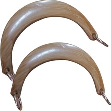 Pazarcan Çanta Sapı Ay Model Açık Kahverengi 17 cm