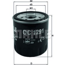 Mahle Mtxdpn Yağ Filtresi Polo-A1-Ibiza-Toledo-Fabia-Rapid 1.4 Tdi 15-