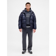 Gap Erkek Koyu Mavi Heavyweight Relaxed Logo Eşofman Altı