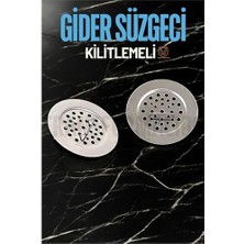 İlk El Grup Hsnet Kilitlenebilir Metal Lavabo Evye Süzgeci 2 Adet  Ieg