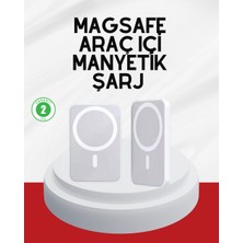 İlk El Grup Şık Tasarımlı Magsafe Araç Telefon Tutucu Type-C Girişli Ieg