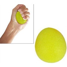 Marsilyan Yumurta Top -  Silikon El Egzersiz Topu Sarı - Hafif Sert