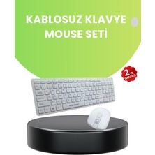 İlk El Grup Ergonomik Kablosuz Klavye Mouse Takımı - Tam Boy Sessiz ve Güvenilir Ieg
