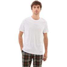 Blackspade Erkek %100 Pamuk Fanila 2'li Paket Loose Fit 9638 - Beyaz