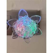 Marsilyan Gül Figürlü Renkli Rgb Fişli Dekoratif Gece Lambası Çocuk Odası Aydınlatma