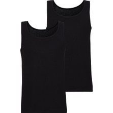 Blackspade Erkek Atlet 2'li Paket Tender Cotton 9678 - Siyah