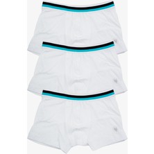 Blackspade Erkek Çocuk Boxer 3'lü Paket 9395 - Beyaz
