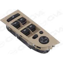 GVA Mtxdpn Cam Açma Anahtari Ön Sol Bej Çerçeveli Karartmali Katlamali Ayna Bmw E90 Lci