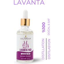 Gülamour Saf Lavanta Yağı 50ml Ağrı Giderici Etkili Doğal Yağ Unisex Kullanım İçin