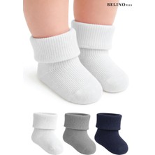 Belyy Yeni Doğan Erkek Bebek Çorabı Pamuklu  6 Lı Paket