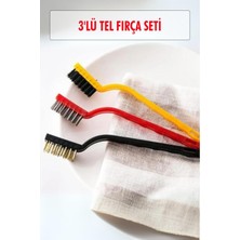 Skygo 3'lü Tel Fırça Seti