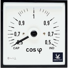 Aquavolt Analog Kosinüsfimetre (Cos Φ Meter)