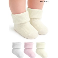 Belyy Yeni Doğan Kız Bebek Çorabı Pamuklu  6 Lı Paket