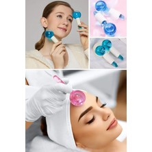 Marsilyan Soğuk Buz Küre Yüz ve Göz Soğuk Masaj Topu Cilt Bakımı Göz Altı Masaj Topu