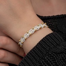 Gumush Gümüş Kazaziye Örgü Bileklik