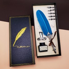 Marsilyan Mürekkepli Divit Hokka Kalem Seti Mavi