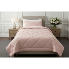 Wellsoft Çift Kişilik Yorgan 195×215 cm – Yumuşak, Nefes Alabilir, Pembe