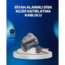 Marsilyan Suya Dayanıklı 110DB Alarmlı Çelik Disk Kilidi Ieg