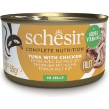 Schesir Ton Balıklı ve Tavuklu Kedi Konservesi 85gr