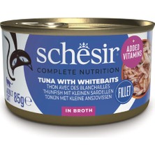 Schesir C177 Ton Balıklı Ringa Balıklı ve Pirinçli Kedi Konservesi 85 Gr