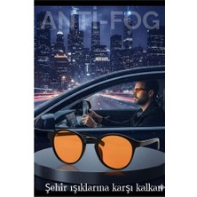 Marsilyan Parlama Önleyici Gece Sürüş Görüş Gözlüğü Sis Far Işık Önleyici Anti-Fog Gözlük