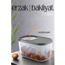 Marsilyan Hsnet Multibox Erzak Bakliyat Kutusu Sürgülü Kapak 7.5 Litre