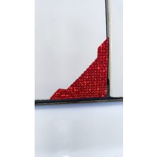 Marsilyan Kristal Taşlı Araba Kapı Köşe Koruyucu 2'li Kırmızı