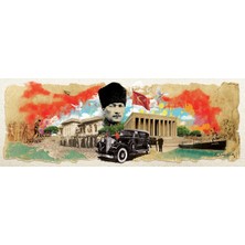 Art Puzzle Atatürk Kolajı  1000 Parça Panorama Puzzle
