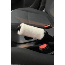 Marsilyan Yumuşak Peluş El Freni Süsü Beyaz