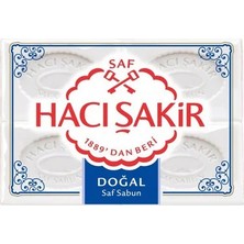 2 Adet Hacı Şakir Doğal Sabun 600 gr