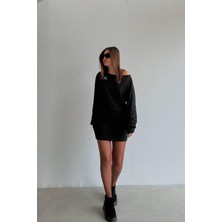 Et Siyah Modal Elbise