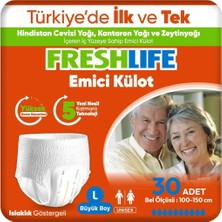 Freshlife 3 Emici Külot Large 30 Lu Sızıntı Önleyici Teknoloji ile Gün Boyu Konfor