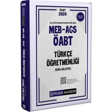 Pegem 2026 Öabt Meb-Ags Türkçe Öğretmenliği Konu Anlatımlı Pegem Akademi Yayınları