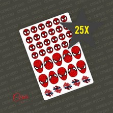 Ceres Studio Spiderman Sticker - (Kırtasiyeler ve Hediyelik Için) 25 Sayfa