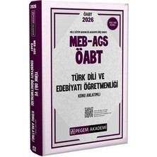 Pegem 2026 Öabt Meb-Ags Türk Dili ve Edebiyatı Öğretmenliği Konu Anlatımlı Pegem Akademi Yayınları