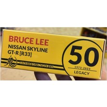 Inno 64 Legacy Bruce Lee Nissan Skyline Gt-R R33 Celebration 50 Years 1/64 Model Araba