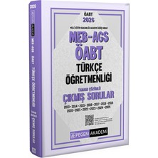 Pegem 2026 Öabt Meb-Ags Türkçe Öğretmenliği Çıkmış Sorular Çözümlü Pegem Akademi Yayınları