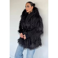 Gülseli Kadın Astarlı Kürklü Mont (S-M-L-Xl Uyumludur) P-00020195