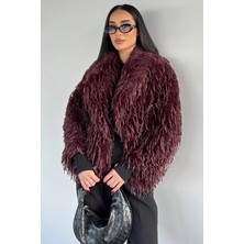 Gülseli Kadın Astarlı Püsküllü Mont (S-M-L-Xl Uyumludur) P-00020194