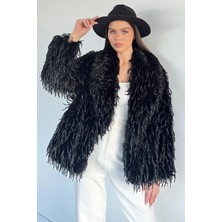 Gülseli Kadın Astarlı Püsküllü Mont (S-M-L-Xl Uyumludur) P-00020194