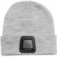 LED Işıklı Unisex Bere (Şarj Edilebilir)