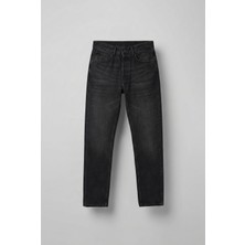 Abluka Online Erkek Relaxed Straight Fit Basic Jean Siyah