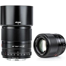 Viltrox Af 56 Mm F/1.4 Xf Lens Fujifilm Uyumlu Standart Lens Siyah Renkli Yüksek Performans