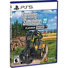 Giants Software Farming Simulator 22 Platinum Edition Ps5 Macera Oyunuyla Tarım Dünyasına Adım Atın