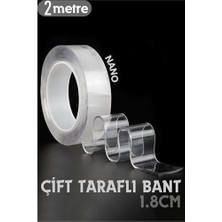 Marsilyan Turk 2 Metre Çift Taraflı Yapıştırıcı Bant Çivisiz Montaj