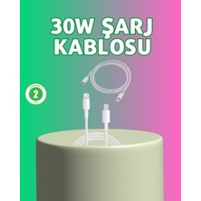 Marsilyan Orijinal Kalite 30W Type-C Lightning Hızlı Şarj Kablosu – 1.2m Dayanıklı
