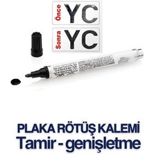 Marsilyan Hsnet Plaka Yazma Rötüş Kalemi Plaka Kalemi Siyah