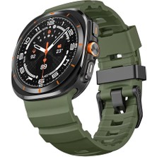 Nezih Case Samsung Galaxy Watch Ultra 47MM Uyumlu Yumuşak Silikon Kordon